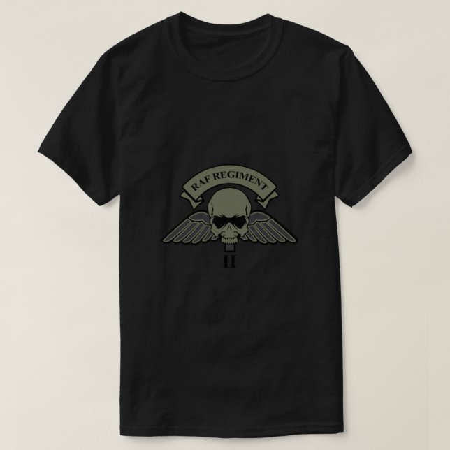 Camiseta Regimiento 2 del RAF Escuadrón (moderado)  (Diseño del anverso)