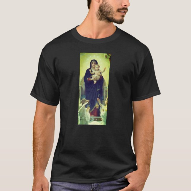 Camiseta Regina Angelorum - William-Adolphe Bouguereau (Anverso)
