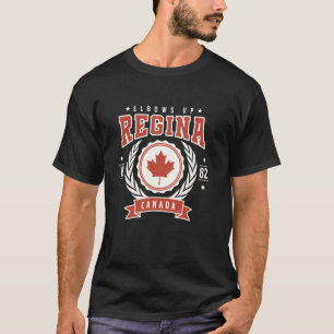 Camiseta Regina Día de Canadá Codos Arriba Orgullo Canadien