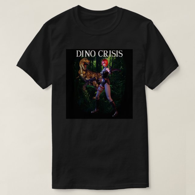 Camiseta Regina T-Rex Poster de Dino Crisis (Diseño del anverso)
