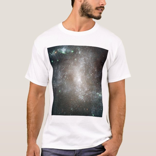 Camiseta Región central de la galaxia espiral de barro (Anverso)
