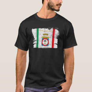 Camiseta Región de Apulia Bari Italia Bandera Retro de Vint
