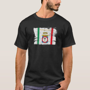 Camiseta Región de Apulia Bari Italia Bandera Retro de Vint