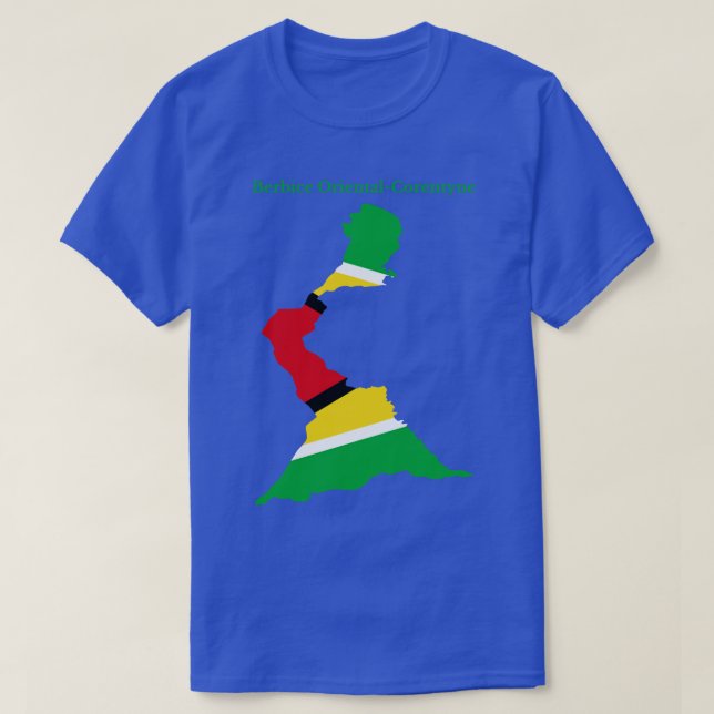 Camiseta Región de East Berbice Corentyne Guyana (Diseño del anverso)