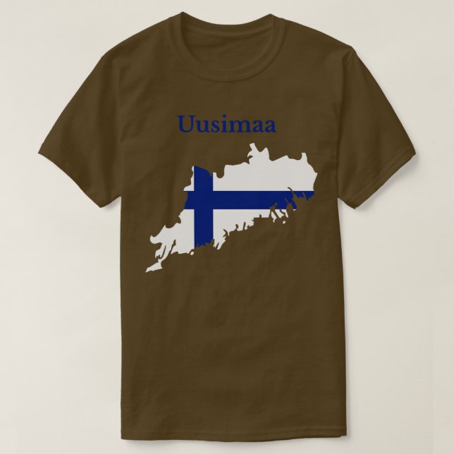 Camiseta Región de Uusimaa Finlandia (Diseño del anverso)