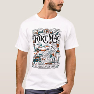 Camiseta Región de Wood Buffalo de Fort McMurray Alberta Ca