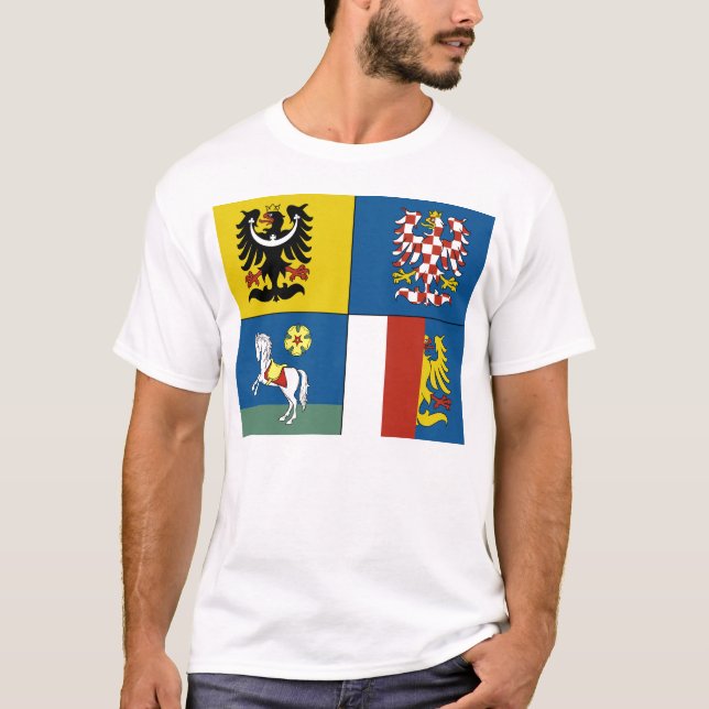 Camiseta Región silesia de Moravian, checa (Anverso)