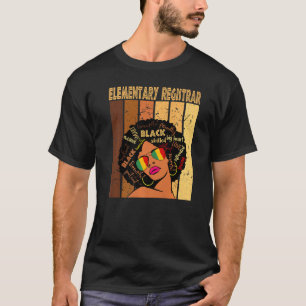 Camiseta Registradora Elemental Afroafricanas Black Hist