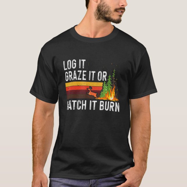 Camiseta Registrar Que Lo Arrojó O Ver Quemar El Costo De L (Anverso)