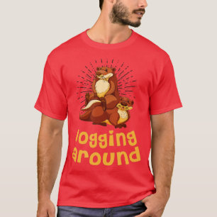 Camiseta Registro alrededor de Otter Lover Sea Animals Sea 
