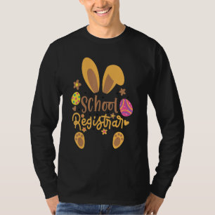 Camiseta Registro de la Escuela Bunny Registro de la Escuel