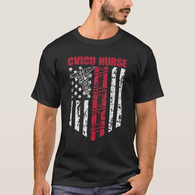 Camiseta Registro de RN de enfermeras de la bandera de los  (Anverso)