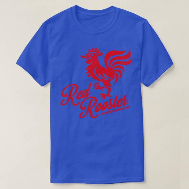 Camiseta Registro de Rooster Rojo (Diseño del anverso)