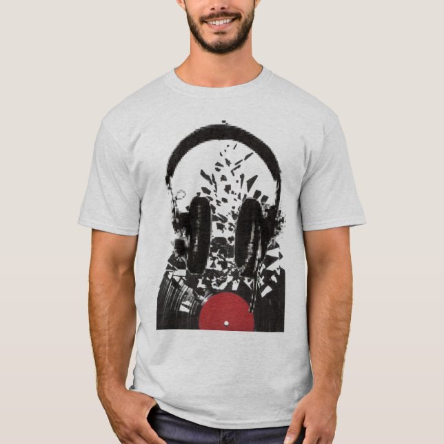Camiseta registro de teléfono de oído (Anverso)