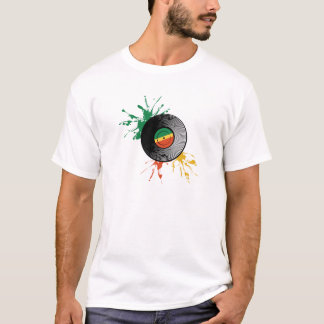 Camiseta Registro de vinílico reggae.