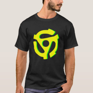 Camiseta Registro De Vinilo Retro 45 Rpm Insertar