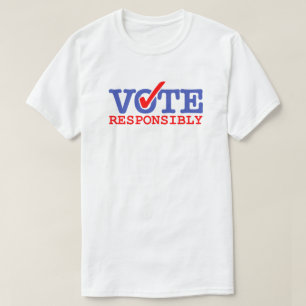 Camiseta Registro de votantes responsable