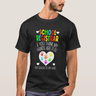 Camiseta Registro escolar Registro de mi registro cardíaco 