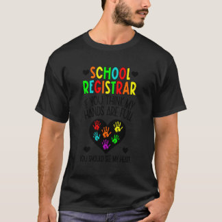 Camiseta Registro escolar Registro de mi registro cardíaco 
