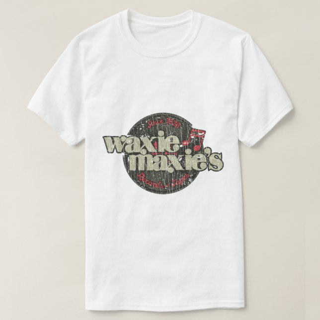 Camiseta Registro y amplificador de Waxie Maxie; cintas 193 (Diseño del anverso)