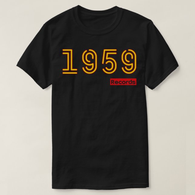 Camiseta Registros de 1959 (Diseño del anverso)