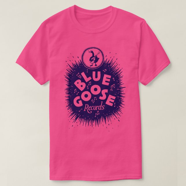 Camiseta Registros de ganso azul 1 (Diseño del anverso)