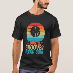 Camiseta Registros de vinilo de Soul limpio de Dusty Groove