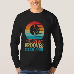Camiseta Registros de vinilo de Soul limpio de Dusty Groove