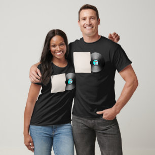 Camiseta Registros de vinilo en el lado B de la vida