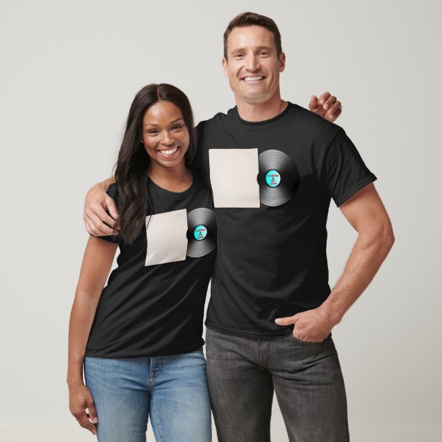 Camiseta Registros de vinilo en el lado B de la vida (Unisexo)