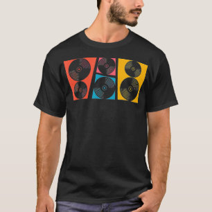Camiseta Registros de vinilo retro LP Vinyls3