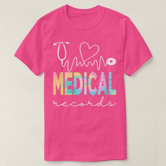 Camiseta Registros médicos de mujeres iedye Día Mundial de  (Diseño del anverso)
