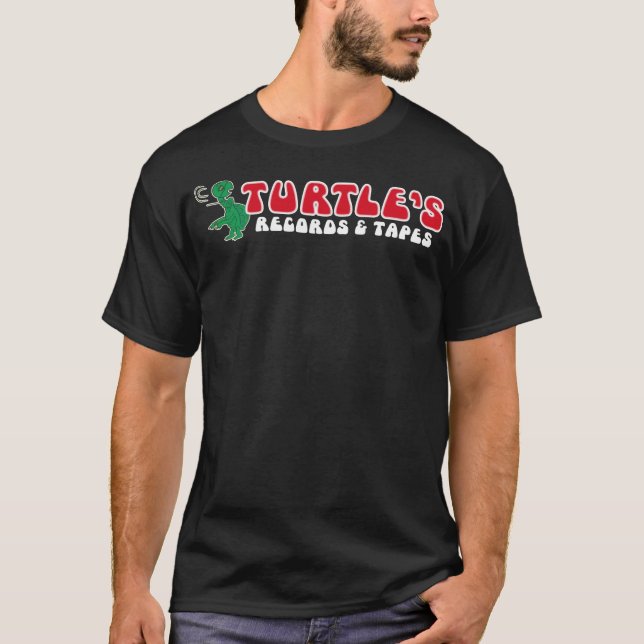 Camiseta Registros y cintas de tortuga - Original (texto bl (Anverso)