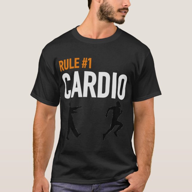 Camiseta REGLA 1 CARDIO chico retro (Anverso)