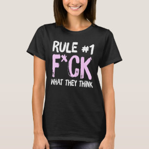 Camiseta Regla 1 Fck Lo Que Piensan De Aparato