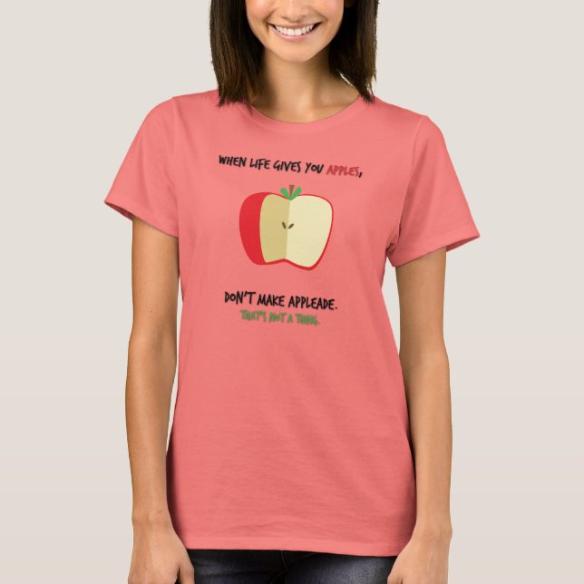 Camiseta Regla 1: Manzanas (Anverso)
