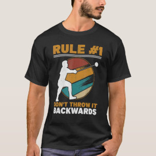 Camiseta Regla 1 No Arroje Hacia Atrás El Martillo
