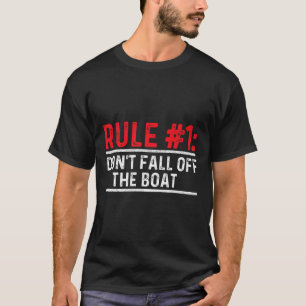 Camiseta Regla 1 No caigas del barco - Navegando en barco M