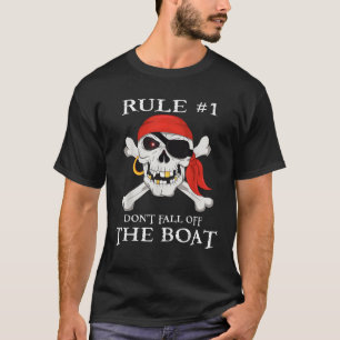 Camiseta Regla 1 No caigas del Fiesta pirata de crucero