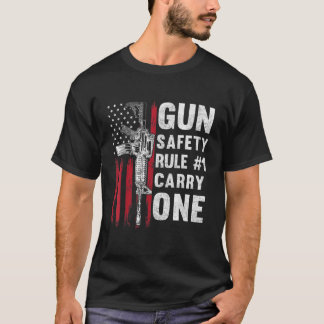 Camiseta Regla 1 Pro 2a enmienda AR 15 Americana