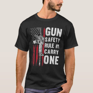 Camiseta Regla 1 Pro 2a enmienda AR 15 Americana