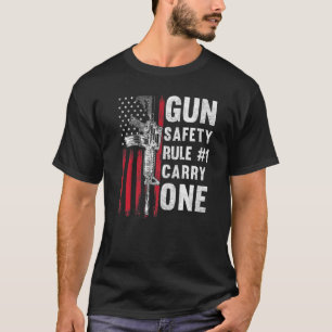 Camiseta Regla 1 Pro 2a enmienda AR 15 Americana