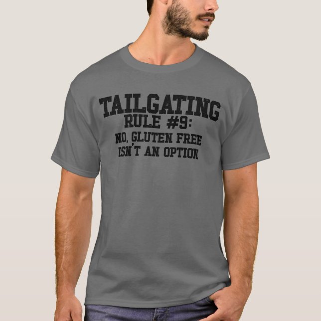 Camiseta Regla De Adaptación Graciosa Sin Comida Gluten Fre (Anverso)