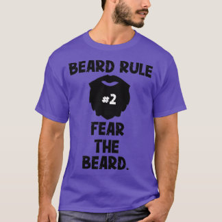 Camiseta Regla De Barba 2 Miedo A La Barba1