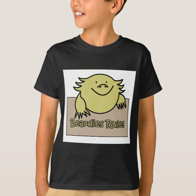 Camiseta ¡Regla de Beardies! (Anverso)