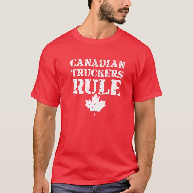 Camiseta Regla de camioneros de Canadá (Anverso)