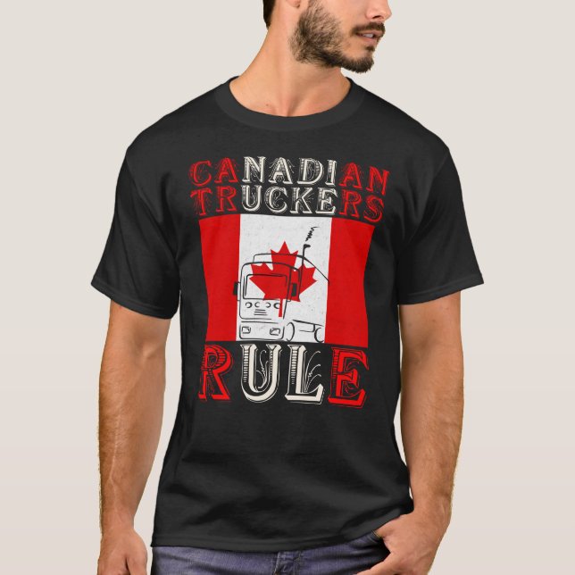 Camiseta Regla de camioneros de Canadá (Anverso)