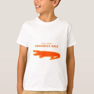 Camiseta Regla de cocodrilo (Naranja)