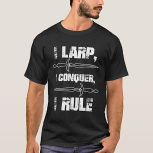 Camiseta Regla de conquista LARP de eventos de ampliación