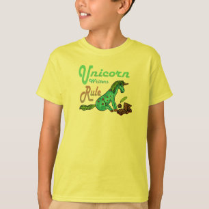 Camiseta Regla de escritores de unicornio
